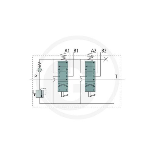 Distributore 3/8" 2 Leve Doppio Effetto 40lt 87000921 Granit